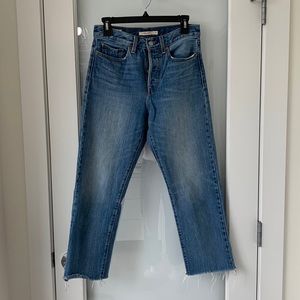 Levi’s Wedgie Straight, Cutoff, Size 27